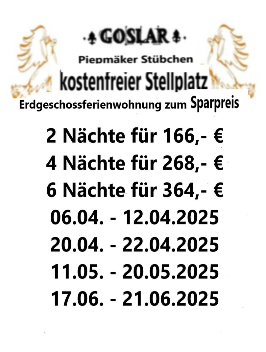 Piepmaeker Stuebchen Apartamento Goslar Exterior foto