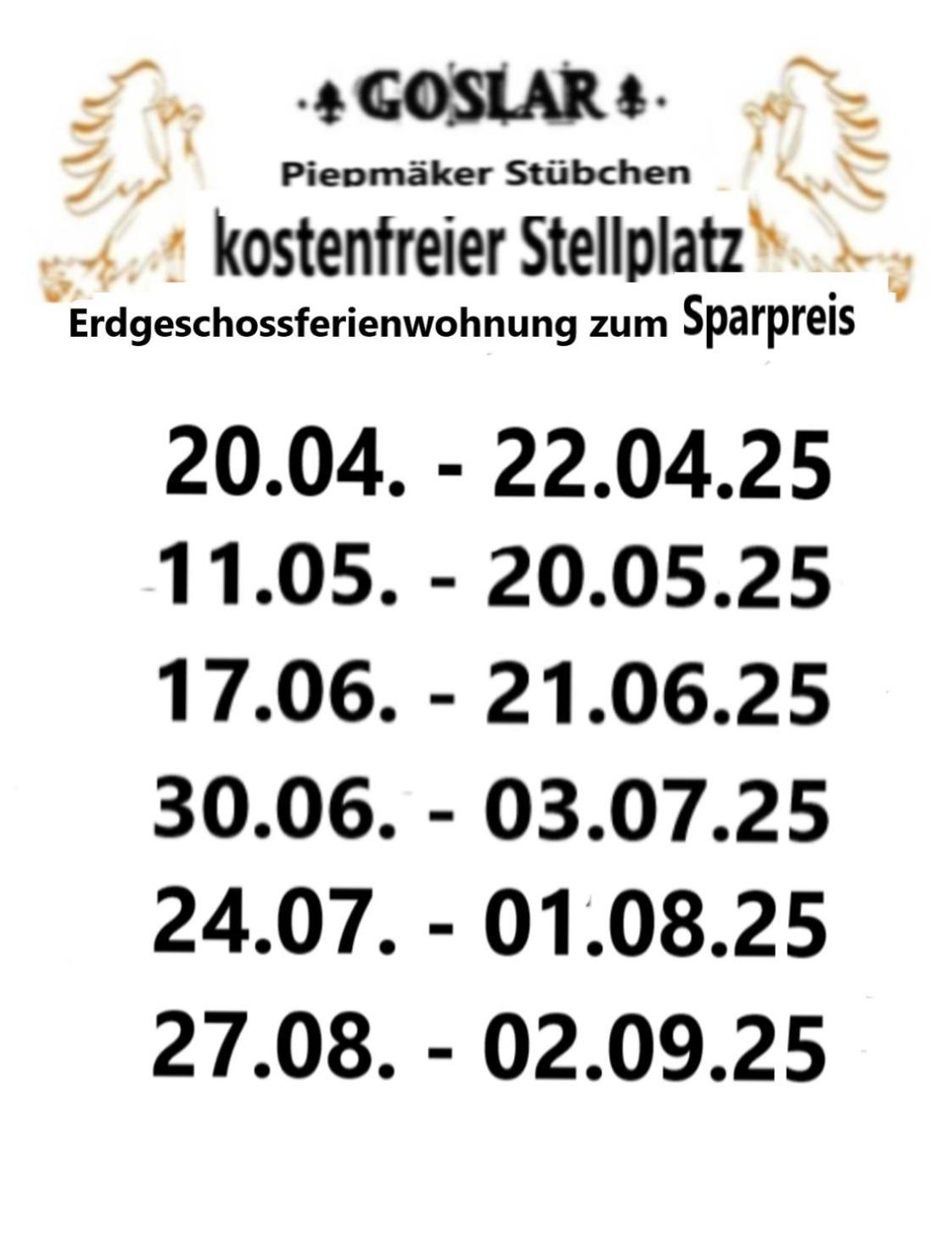Piepmaeker Stuebchen Apartamento Goslar Exterior foto